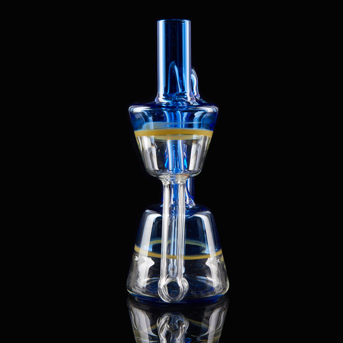 6" Blue Loop Recycler Dab Rig - SmokeZone 420