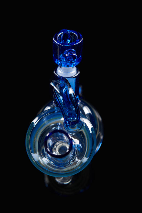 6" Blue Loop Recycler Dab Rig - SmokeZone 420