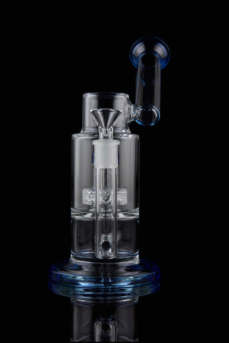 10" Blue Microscope Matrix Perc Water Pipe - SmokeZone 420