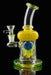 7" Slime Green Honeycomb Pendant Dab Rig - SmokeZone 420