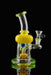 7" Slime Green Honeycomb Pendant Dab Rig - SmokeZone 420