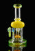 7" Slime Green Honeycomb Pendant Dab Rig - SmokeZone 420