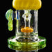 7" Slime Green Honeycomb Pendant Dab Rig - SmokeZone 420
