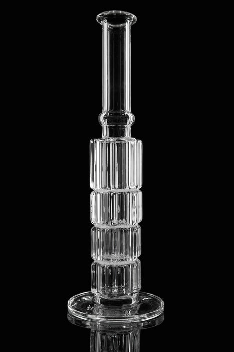 13" Crystal Clear Triple Honeycomb Dab Rig - SmokeZone 420