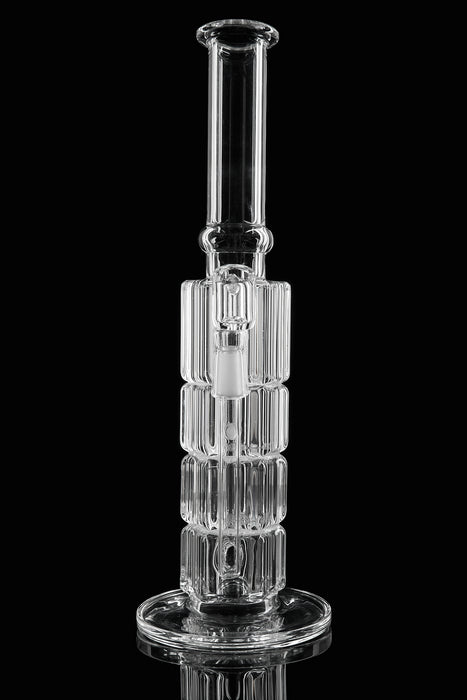 13" Crystal Clear Triple Honeycomb Dab Rig - SmokeZone 420