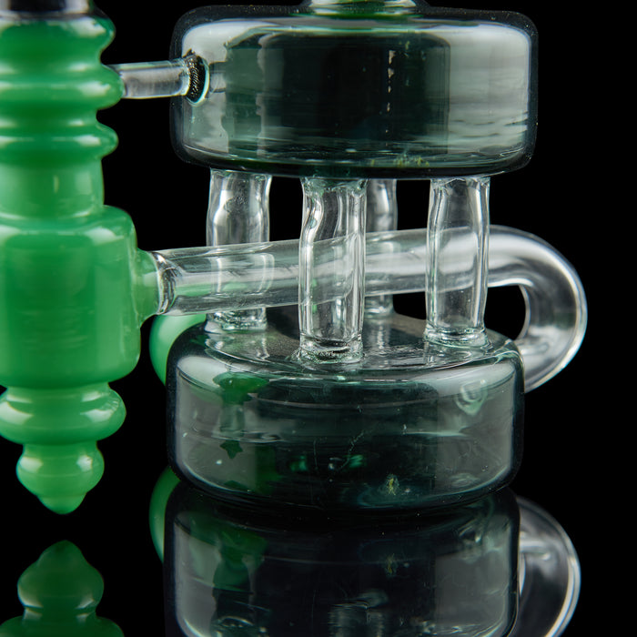 7" Four Pillar Jade Recycler Dab Rig - SmokeZone 420