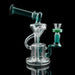 7" Terp Pearl Drip Recycler Teal Dab Rig - SmokeZone 420