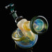 8" Heavy Gold Fumed Space Recycler Inline Dab Rig - SmokeZone 420