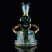 8" Heavy Gold Fumed Space Recycler Inline Dab Rig - SmokeZone 420
