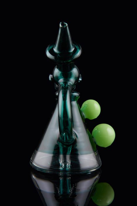 5" Double Bead Mini Beaker Dab Rig - SmokeZone 420
