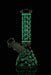 8" Glow In The Dark Mini Beaker Water Pipe - SmokeZone 420