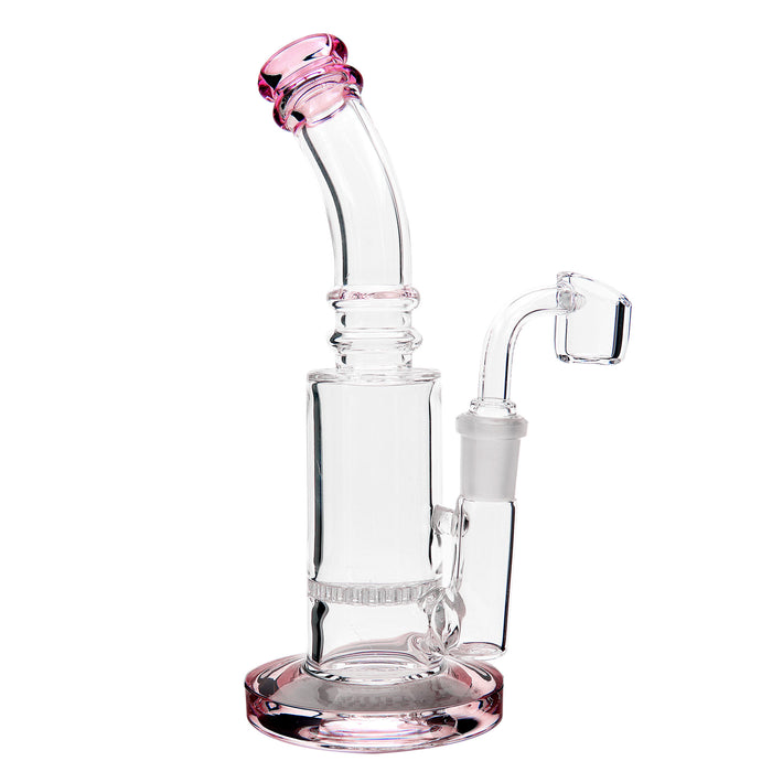 8" Bent Mouth Honeycomb Dab Rig - SmokeZone 420