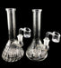 7" Clear Beaker Showerhead Perc Dab Rig - SmokeZone 420