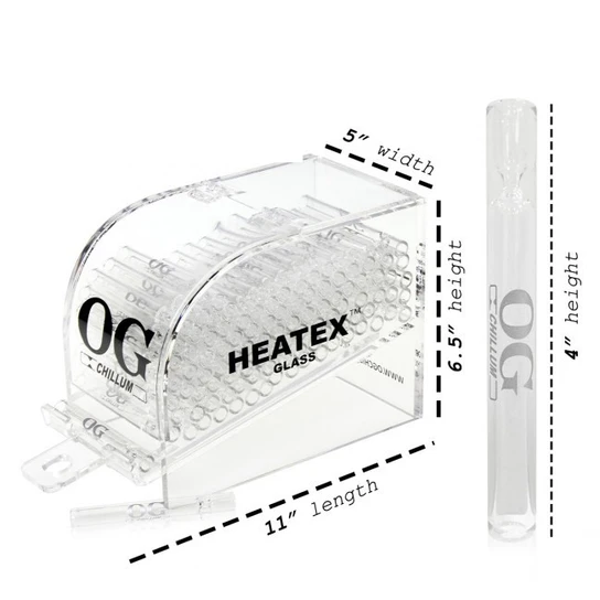 OG Glass Chillum Display - SmokeZone 420