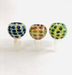 14mm Fumed Polka Dot Bowls - SmokeZone 420