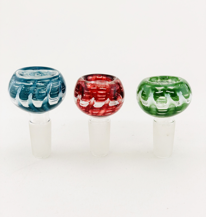 14mm Wrap & Rake Color Bowls - SmokeZone 420