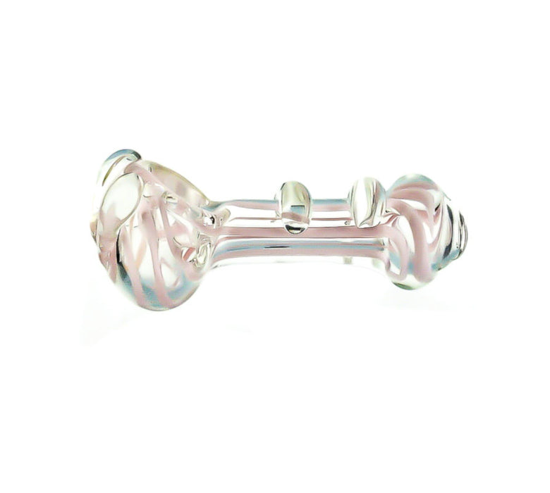 3" Striped Slime Color Hand Pipe - SmokeZone 420