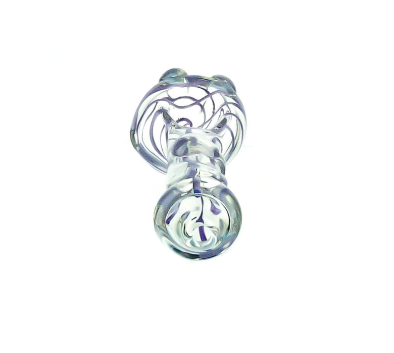 3" Striped Slime Color Hand Pipe - SmokeZone 420