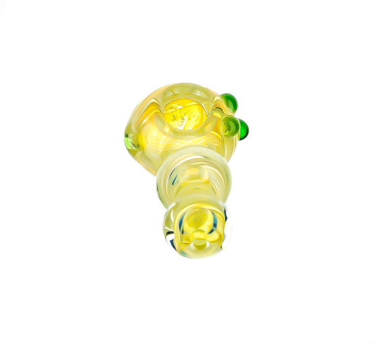 4" Double Bubble Triple Bead Hand Pipe - SmokeZone 420