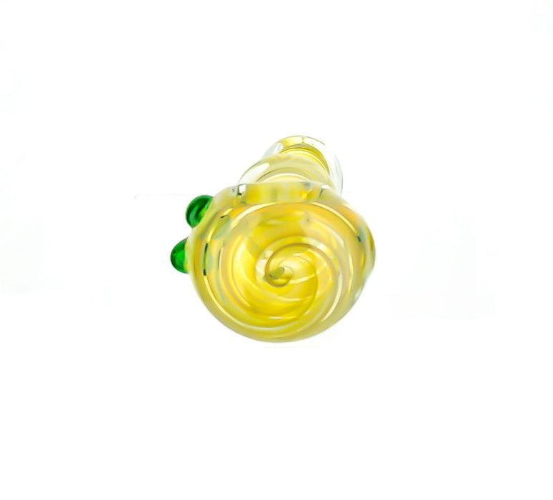4" Double Bubble Triple Bead Hand Pipe - SmokeZone 420