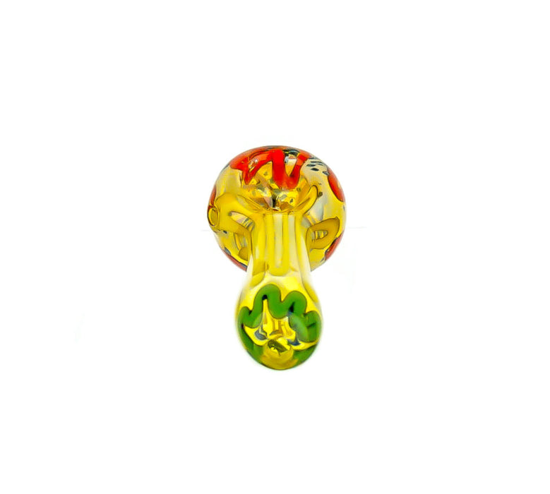 3" Rasta Swirl Art Hand Pipe - SmokeZone 420