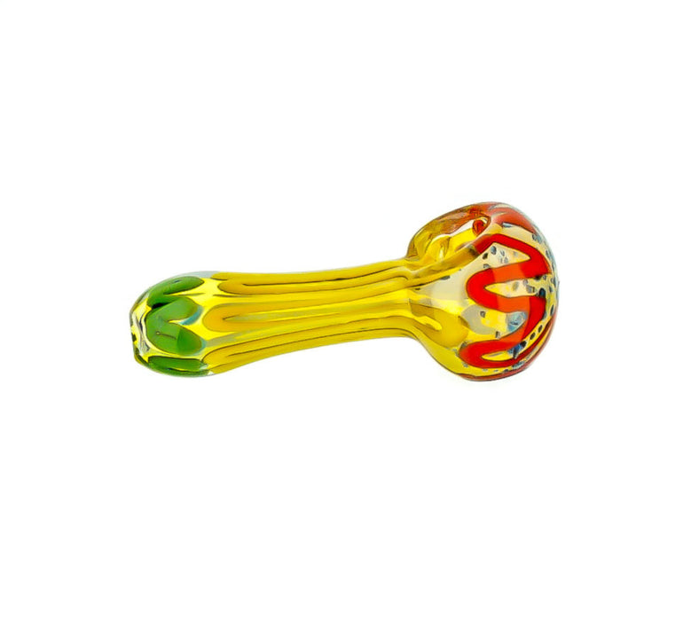 3" Rasta Swirl Art Hand Pipe - SmokeZone 420