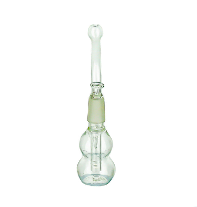 6" Double Bubble Clear Dab Rig - SmokeZone 420