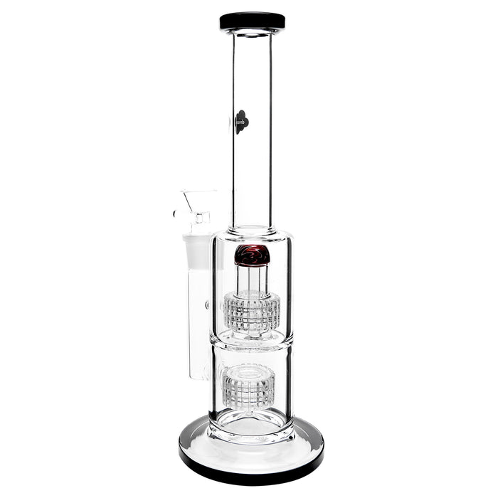12" Dream Reverse Art Double Matrix Perc Water Pipe - SmokeZone 420