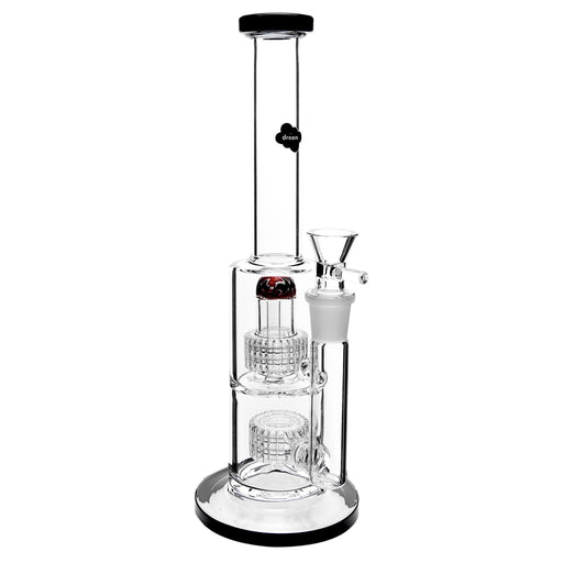 12" Dream Reverse Art Double Matrix Perc Water Pipe - SmokeZone 420