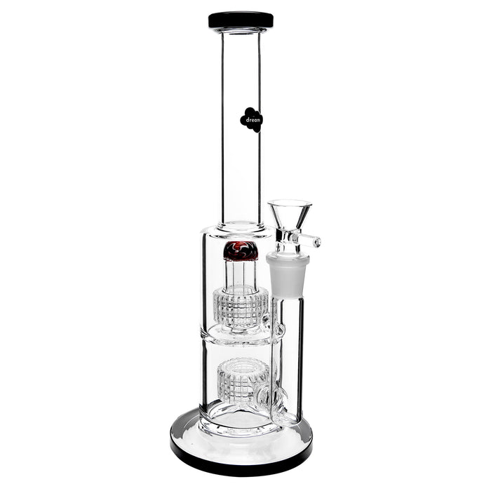 12" Dream Reverse Art Double Matrix Perc Water Pipe - SmokeZone 420