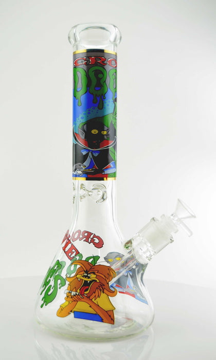 12" Cartoon Decal Beaker Base Water Pipe - SmokeZone 420