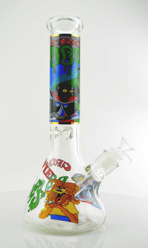 12" Cartoon Decal Beaker Base Water Pipe - SmokeZone 420