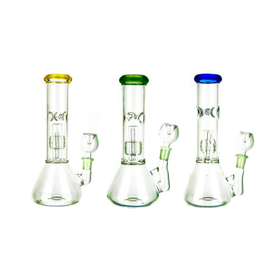 8" Matrix Perc Ice Catcher Water Pipe - SmokeZone 420