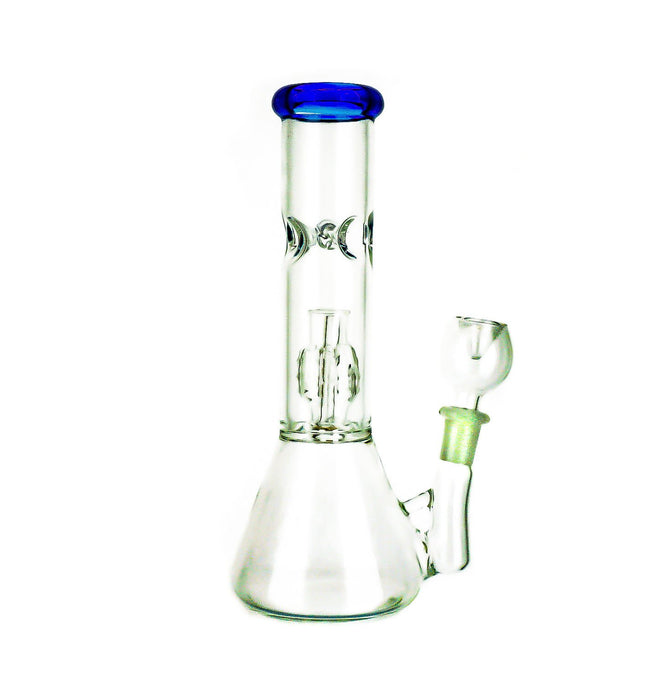 8" Matrix Perc Ice Catcher Water Pipe - SmokeZone 420