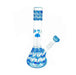 10" 6 Arm Perc Wrap & Rake Color Water Pipe - SmokeZone 420