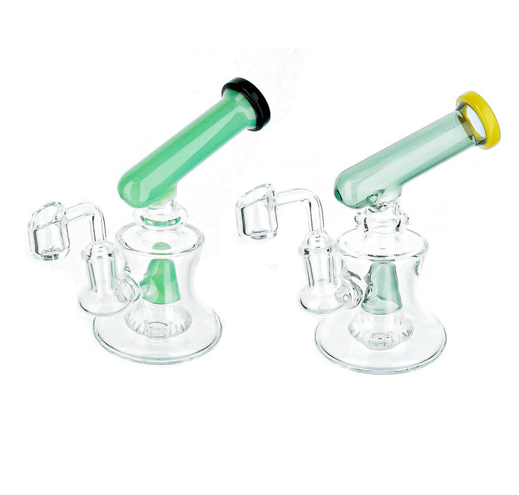 5.5" Mini Microscope Shower Head Perc Dab Rig - SmokeZone 420