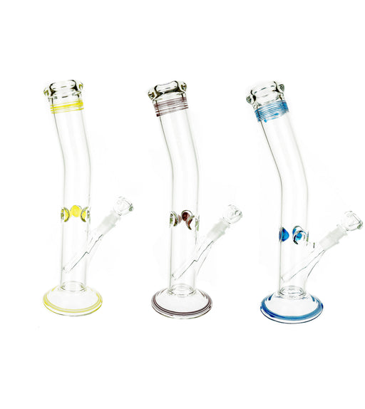 14" Slanted Mouth Wine Base Water Pipe - SmokeZone 420