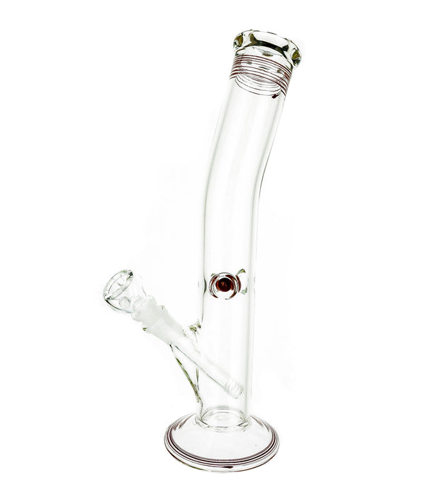 14" Slanted Mouth Wine Base Water Pipe - SmokeZone 420