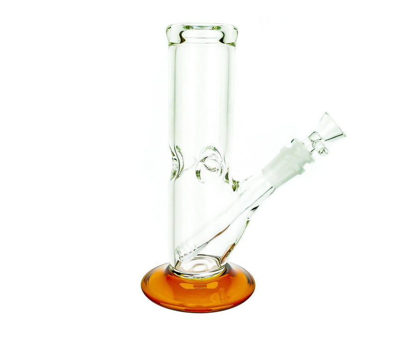8" Color Wine Base Straight Tube Water Pipe - SmokeZone 420