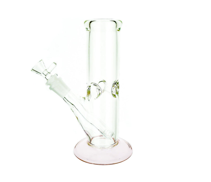 8" Color Wine Base Straight Tube Water Pipe - SmokeZone 420