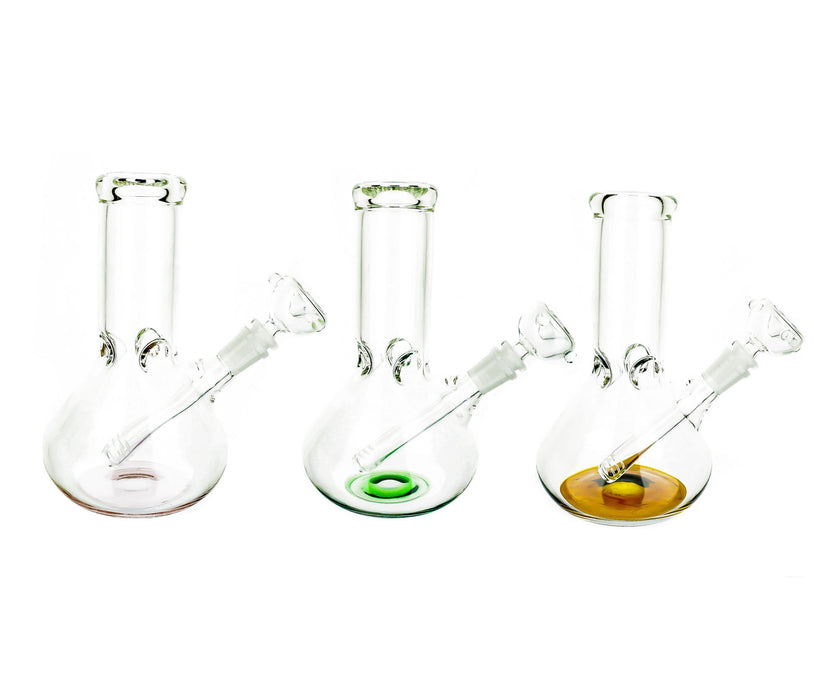 8" Color Bottom Beaker Base Water Pipe - SmokeZone 420