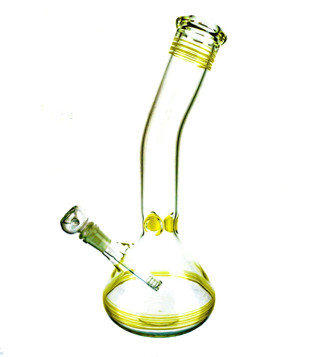 14" Slanted Mouth Beaker Base Water Pipe - SmokeZone 420