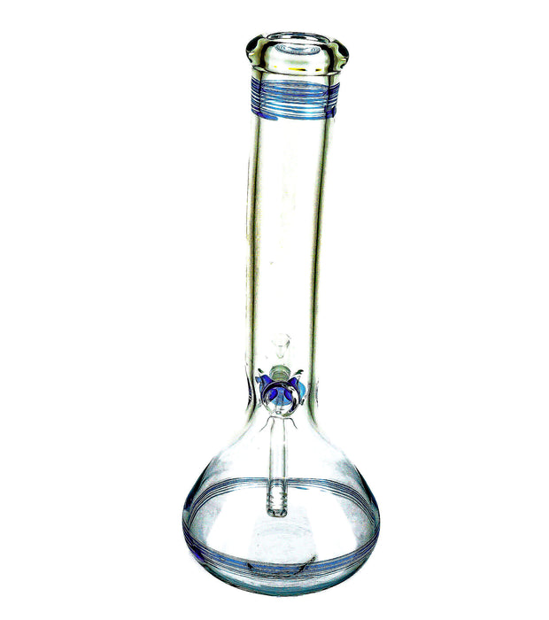 14" Slanted Mouth Beaker Base Water Pipe - SmokeZone 420