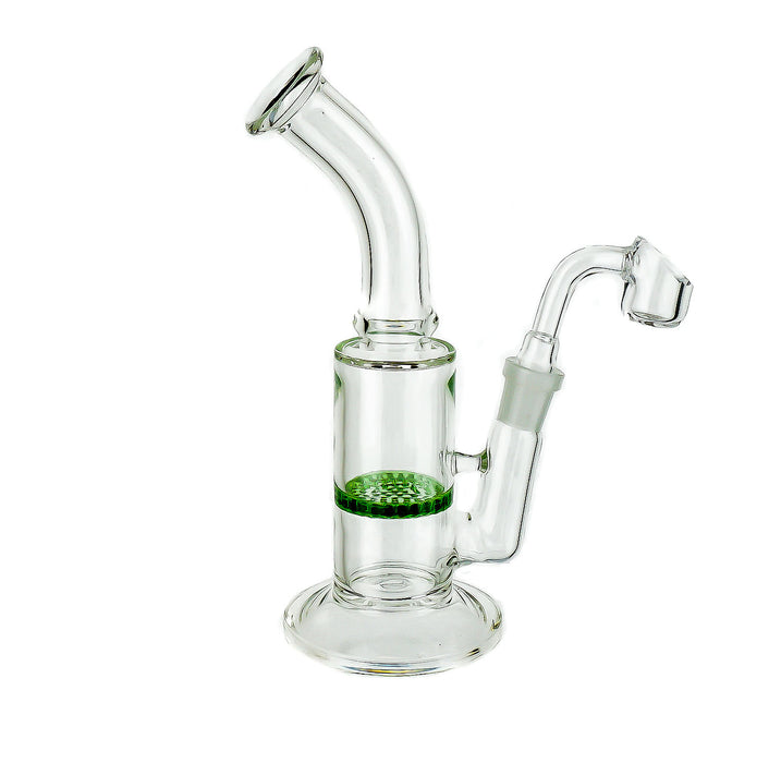 8" Green Honeycomb Dab Rig - SmokeZone 420