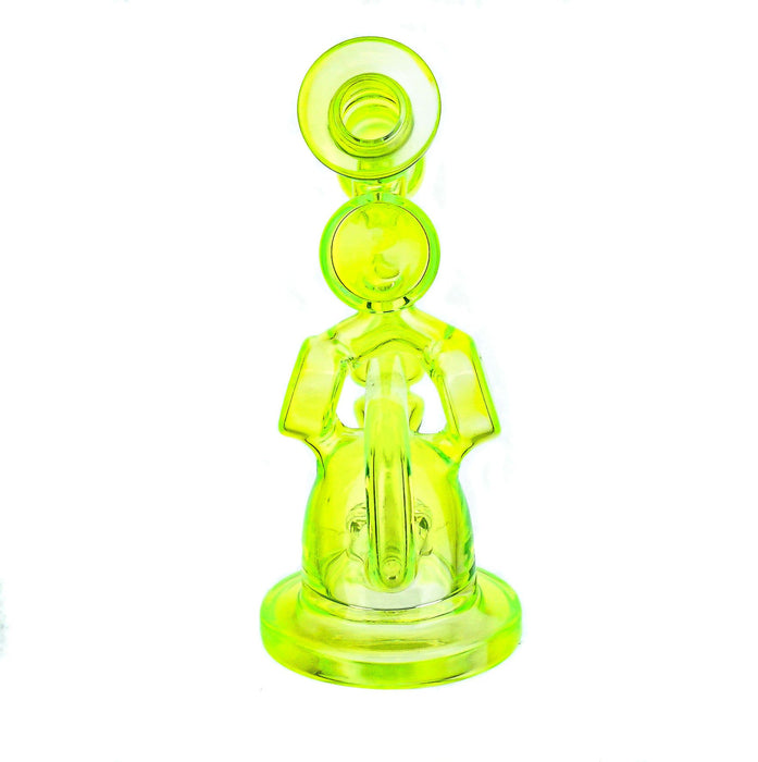 7" UV Reactive Shower Perc Rig - SmokeZone 420