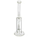 12" Clear Recylcer Shower Perc Dab Water Pipe - SmokeZone 420
