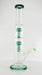 14" Double Tree Perc Water Pipe - SmokeZone 420
