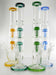 14" Double Tree Perc Water Pipe - SmokeZone 420