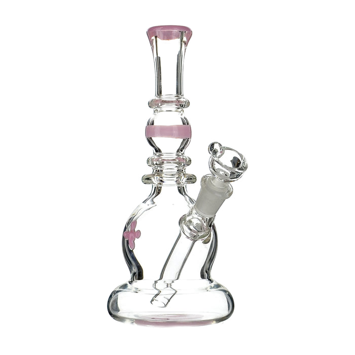 8" Bubble Body Slime Pink Water Pipe - SmokeZone 420