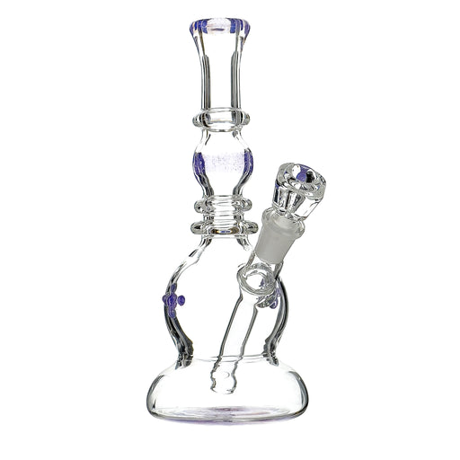 8" Bubble Body Slime Purple Water Pipe - SmokeZone 420